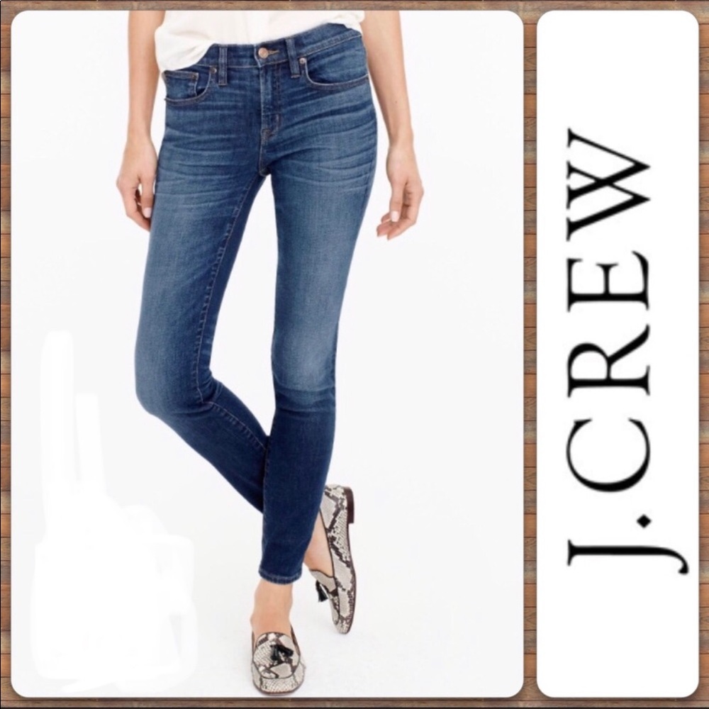 J Crew Mid Rise Skinny Jeans
